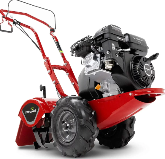 Earthquake 33970 Victory Rear Tine Tiller, Powerful 212cc 4-Cycle Viper Engine